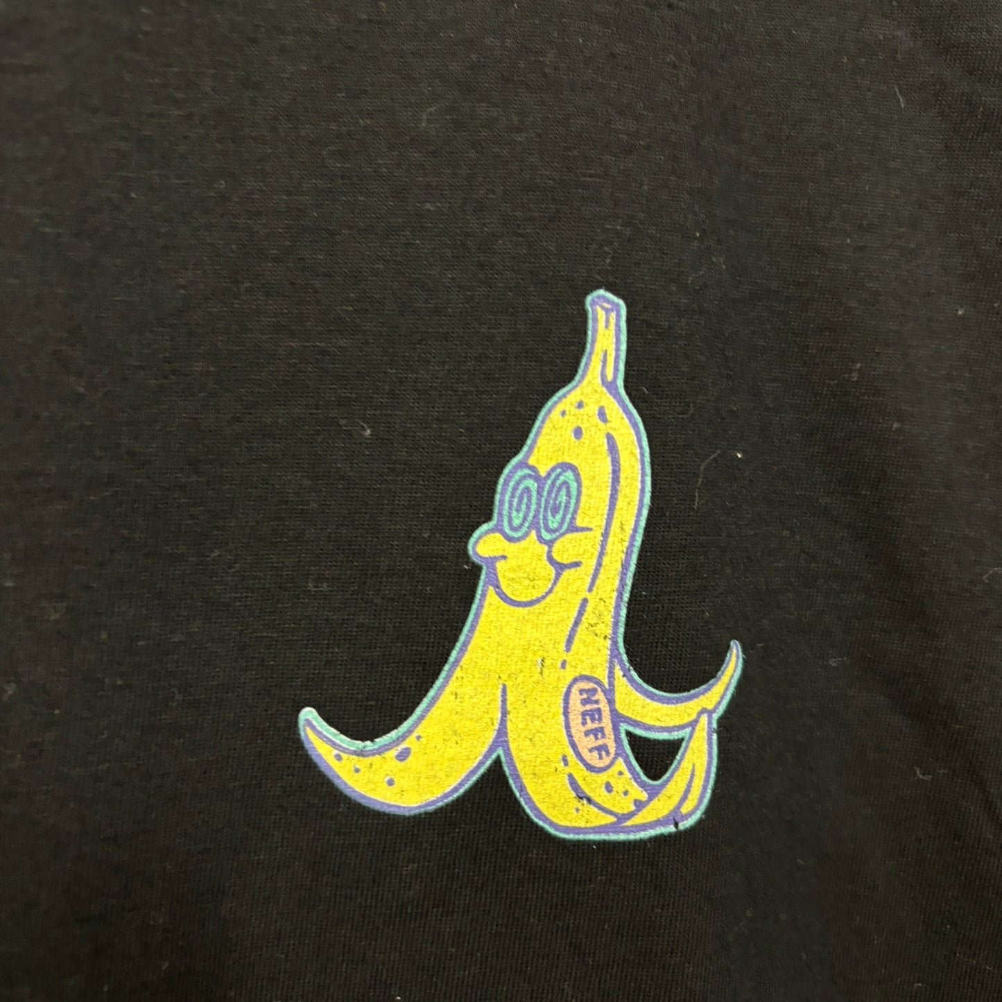 Neff Trippin Out Bannana T-shirt size medium