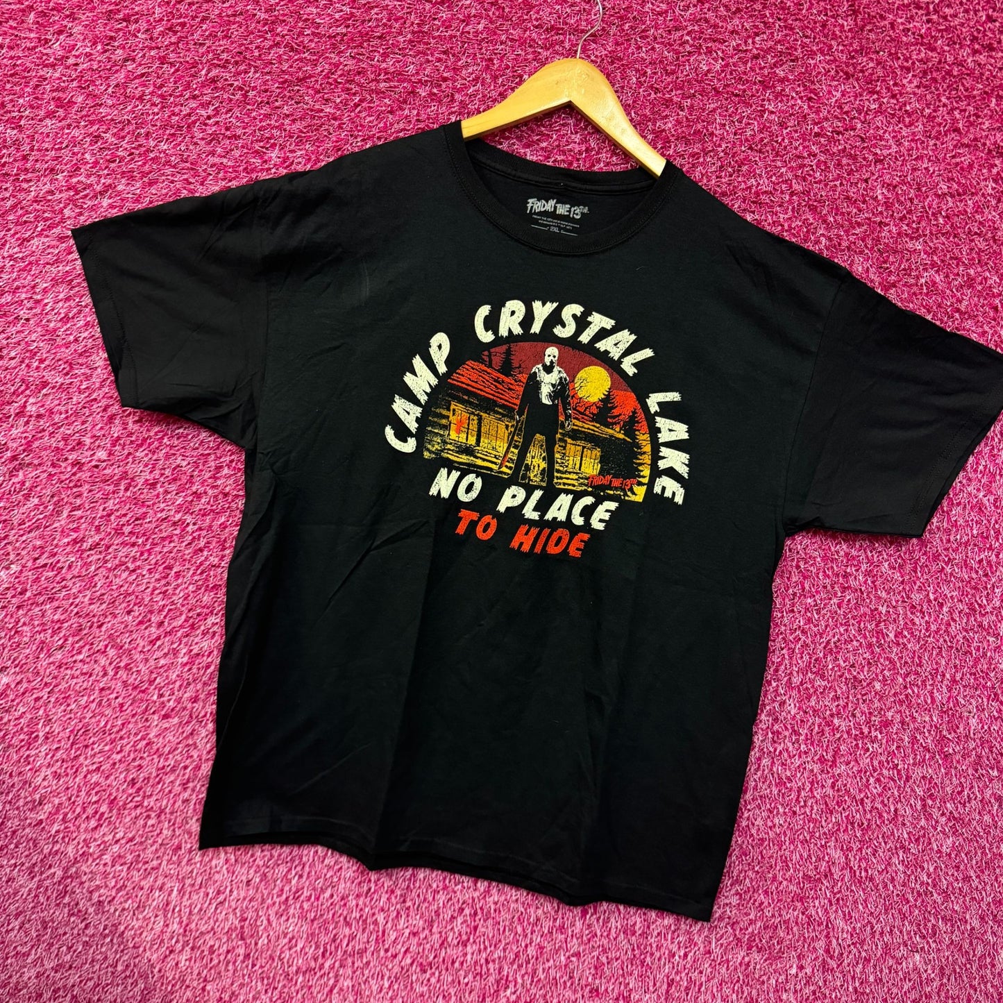 Friday the 13th Camp Crystal Lake T-shirt size 2XL.