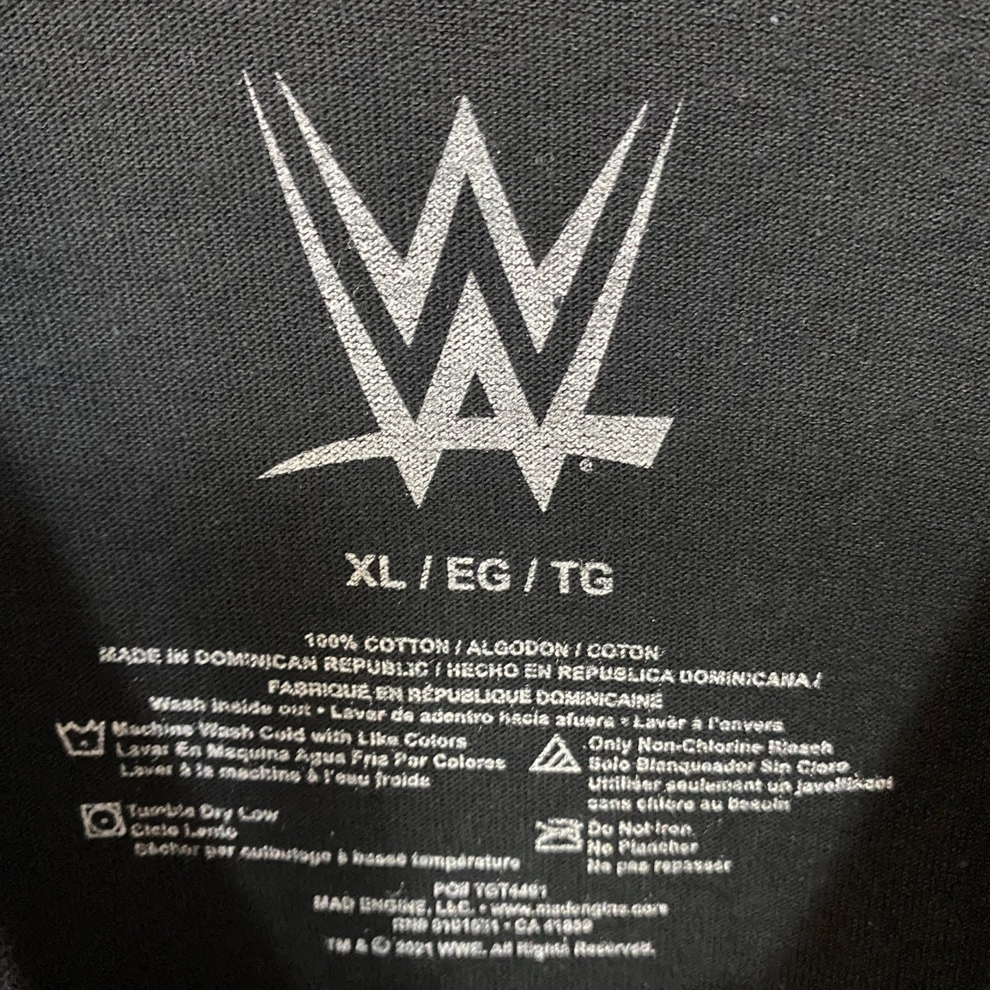 WWE WrestleMania VI Ultimare Warrior Randy Savage Retro Style T-Shirt XL