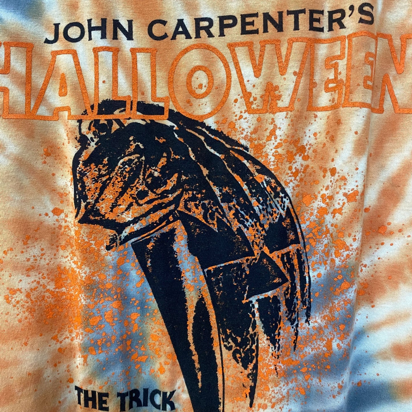 John Carpenter Micheal Myers Halloween Movie Tie Dye T-Shirt Small
