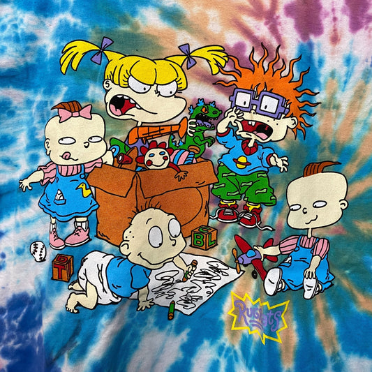 Nickelodeon Rugrats tiedye Tshirt size medium