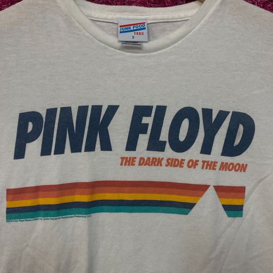Pink Floyd Dark Side of the Moon White Rock Tshirt size Small