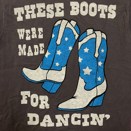 Junk Food These Boots Were Made For Dancin' Easy Graphic Women's Tee XS