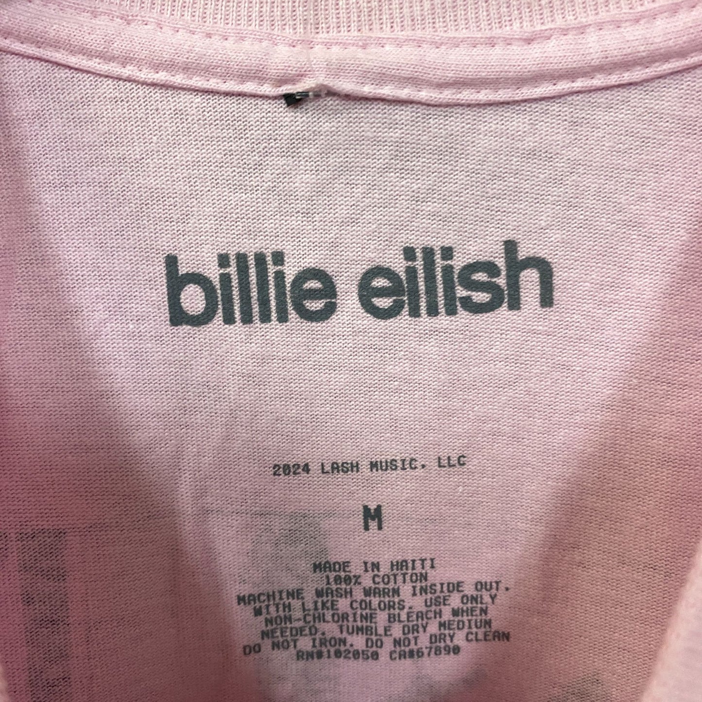 Billie Eilish Portrait Collage Bedroom Pop T-Shirt Medium