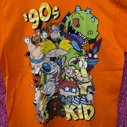 Nickelodeon 90s Kids collage T-shirt size medium