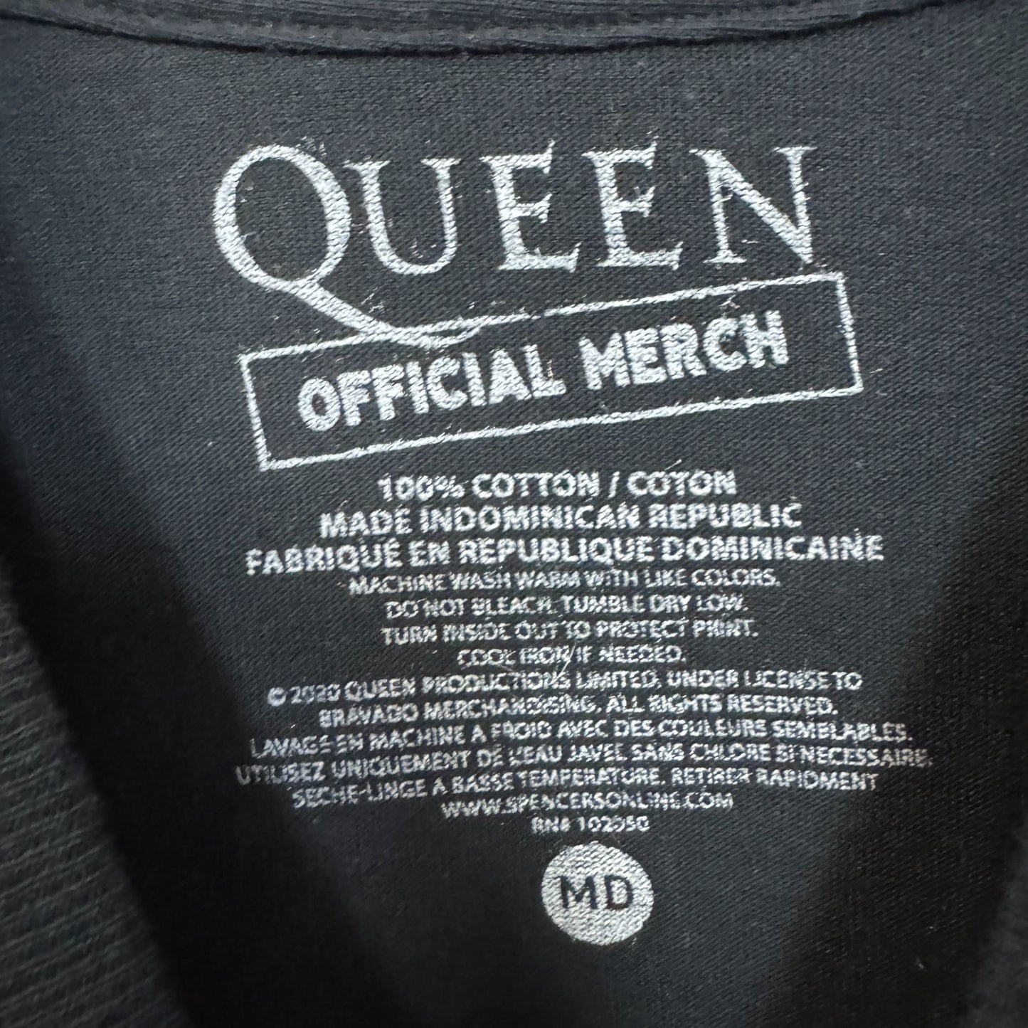 Queen A Night at the Opera Album Zodiac Crest Art Band Tee M