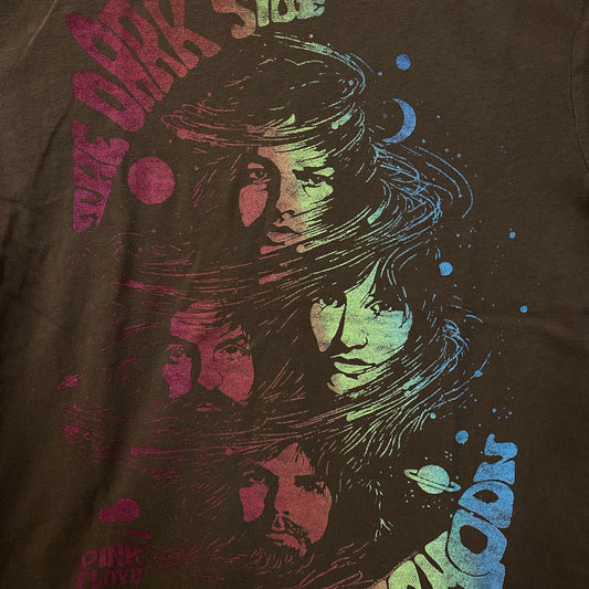 Pink Floyd Dark Side Of The Moon Faces Vintage Style T-Shirt Small