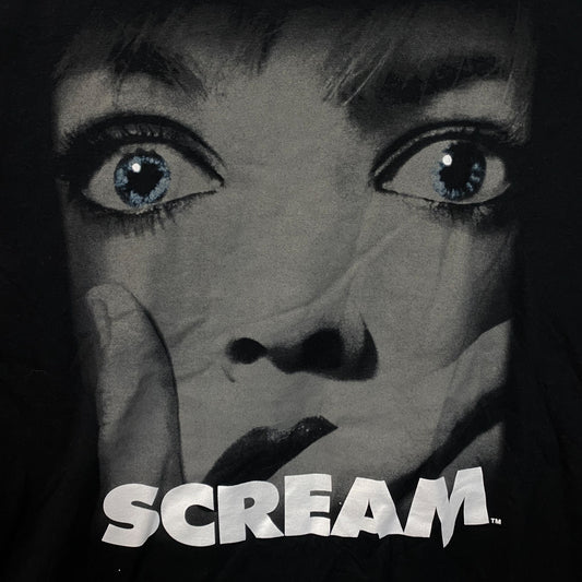 Scream Classic Horror Slasher Film Poster Graphic Design T-Shirt Large