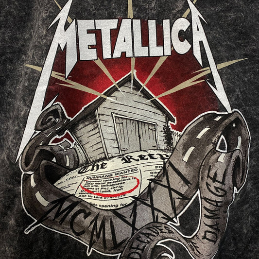 URBAN OUTFITTERS METALLICA 4 DECADES BLACK SWEATSHIRT SIZE MED
