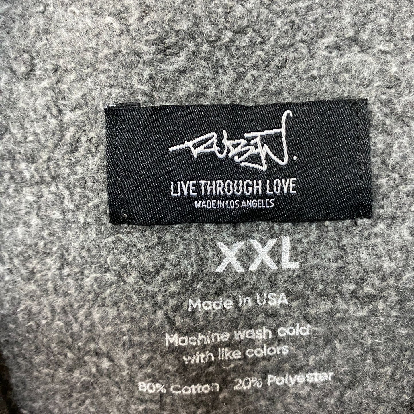 Geedup Love Washed Handstyle Hoodie XXL