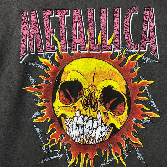 Metallica Skull Sun Heavy Metal Band T-Shirt XL