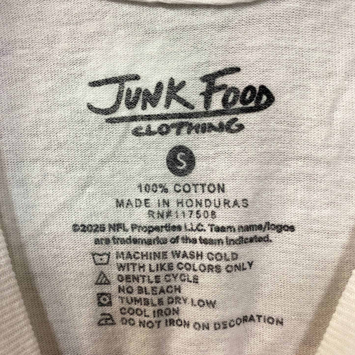 Junk Food Dallas Cowboys Est. 1960 Graphic Vintage Style T-Shirt Small