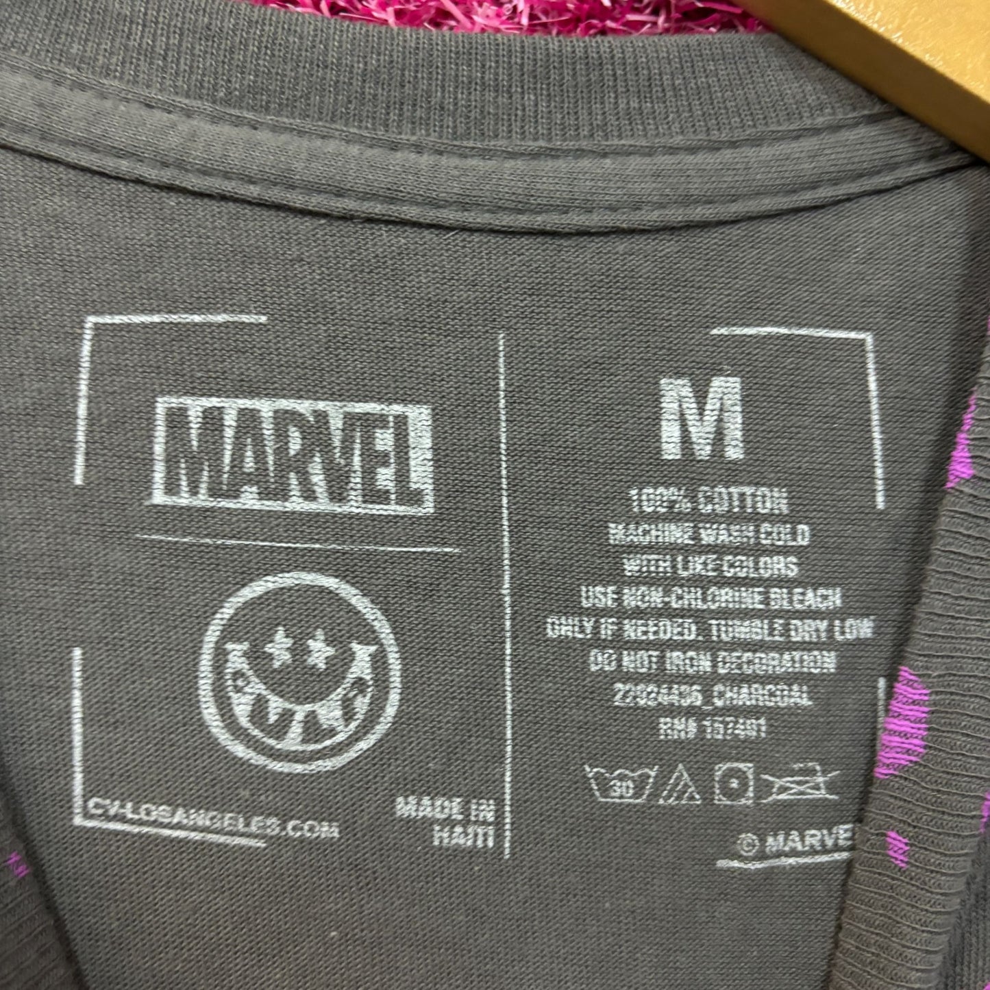 Marvel x CVLA Loki all over front Tshirt size medium