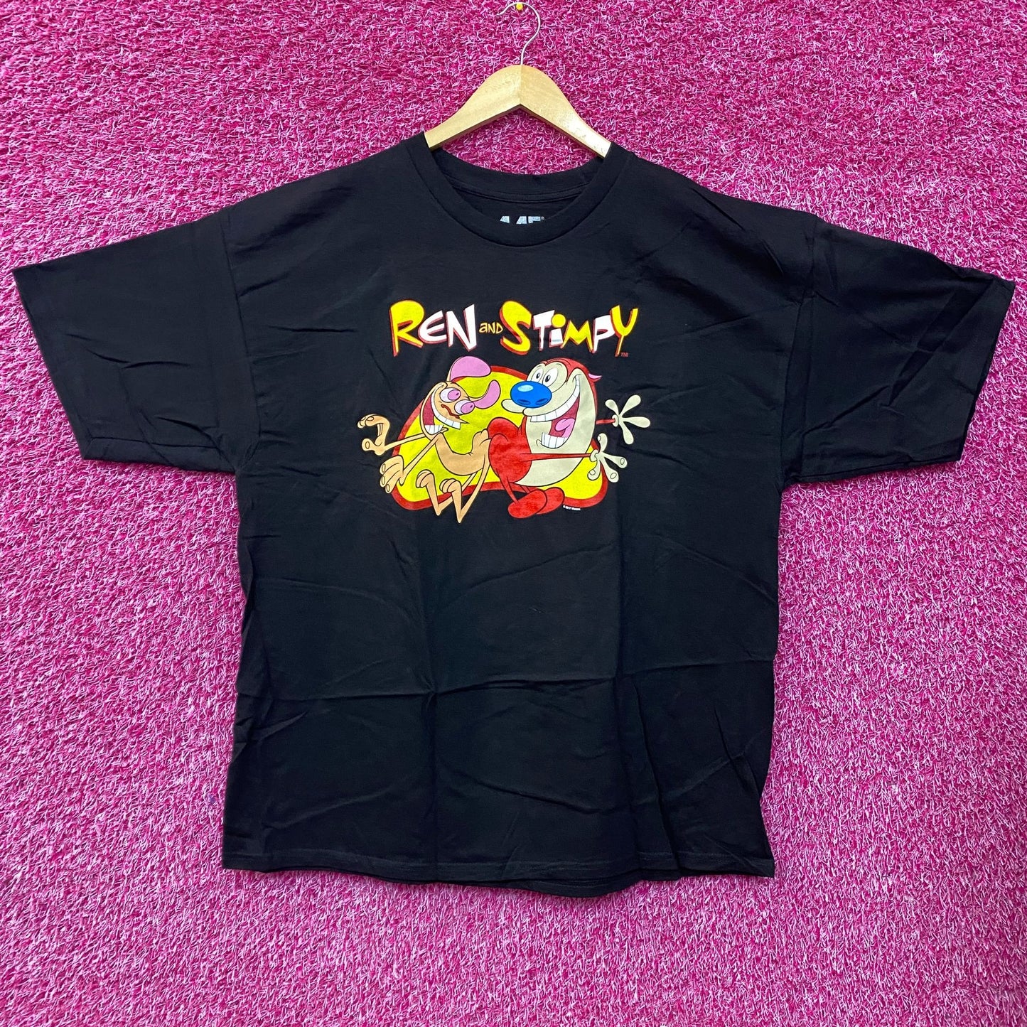 Nickelodeon Ren and Stimpy Booty Bump T-Shirt 2XL