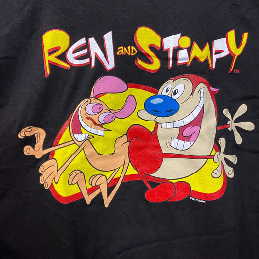 Nickelodeon Ren and Stimpy Booty Bump T-Shirt 2XL