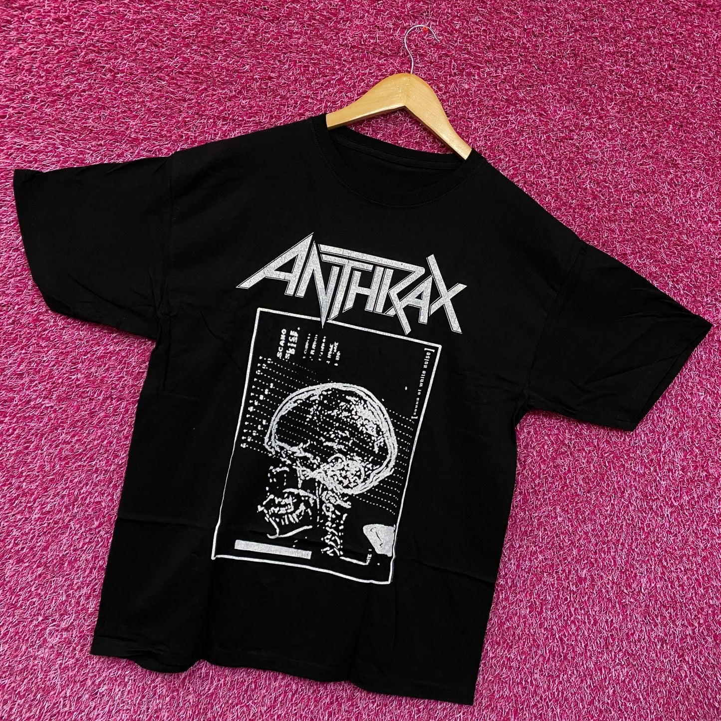 Anthrax Sound of White Noise Album Thrash Metal Band Tee large
