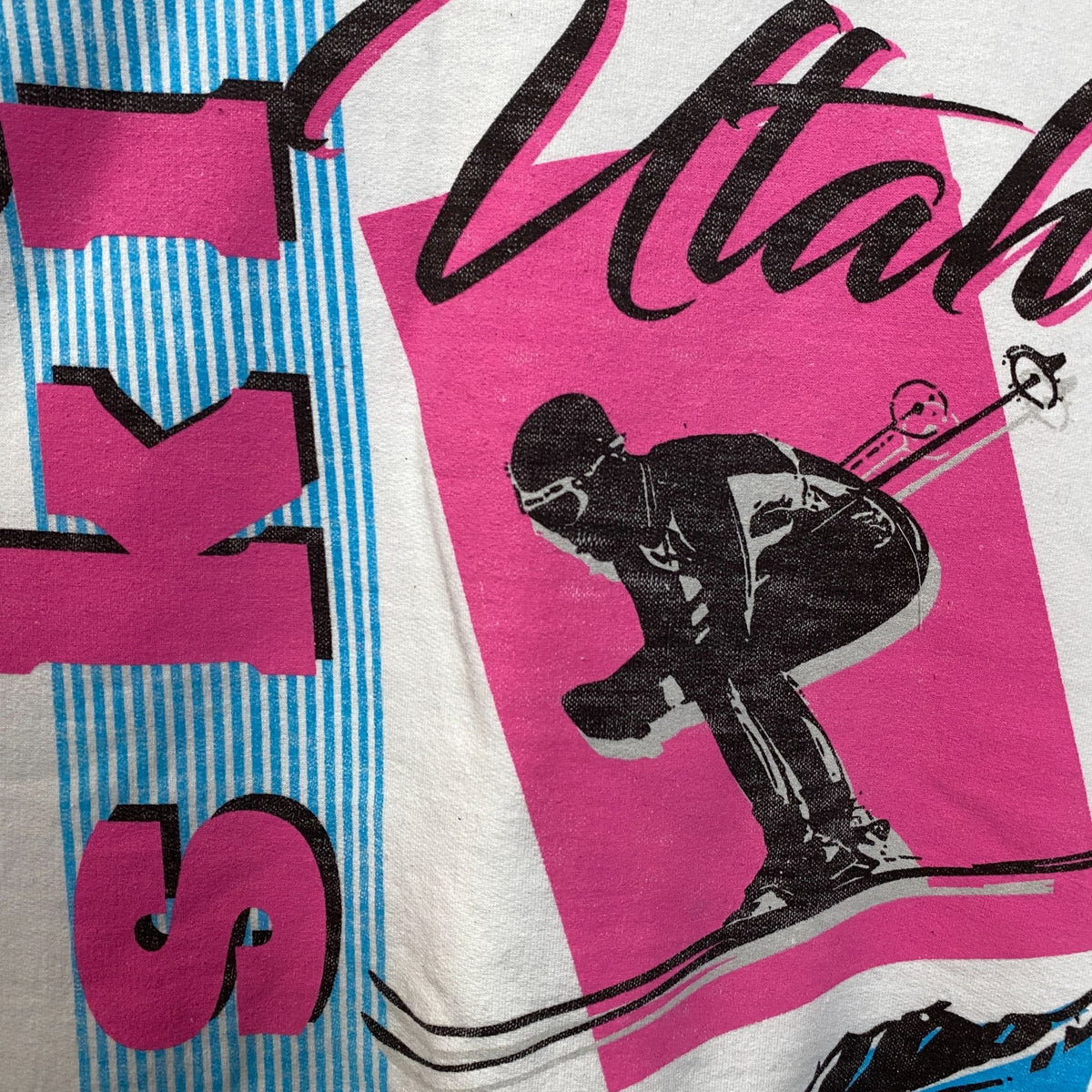 San Segal Vintage Utah Collegiate Extreme Ski Sweatshirt Large