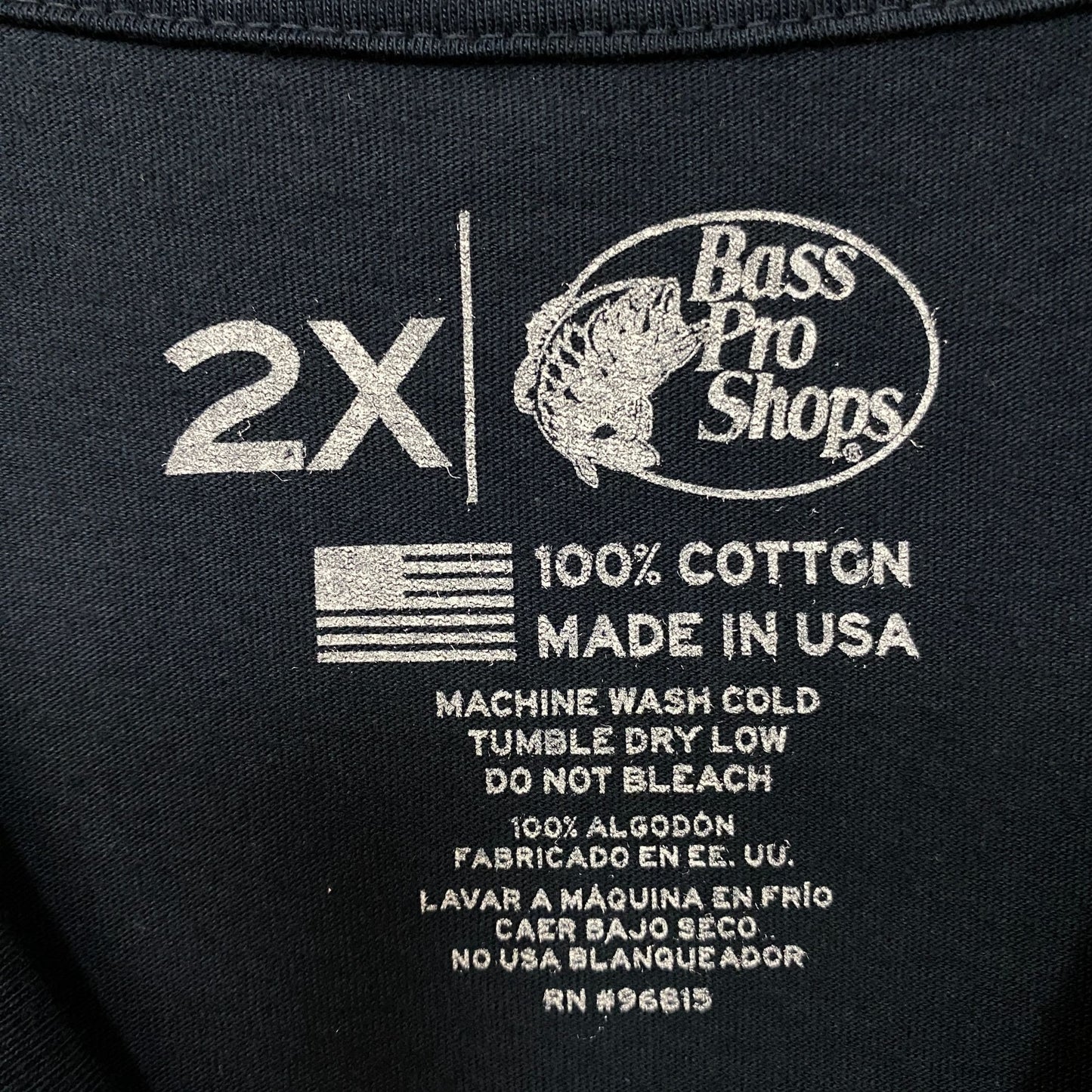 Bass Pro Shops Right To Remain Un-Silent Graphic T-Shirt 2XL