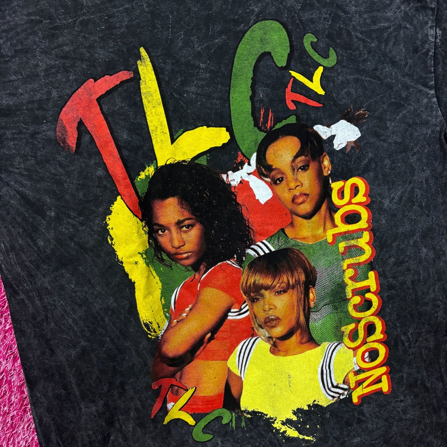 TLC No Scrubs mineral wash tee medium