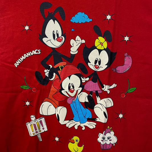 Animaniacs Warner Siblings Characters Graphic T-Shirt Medium