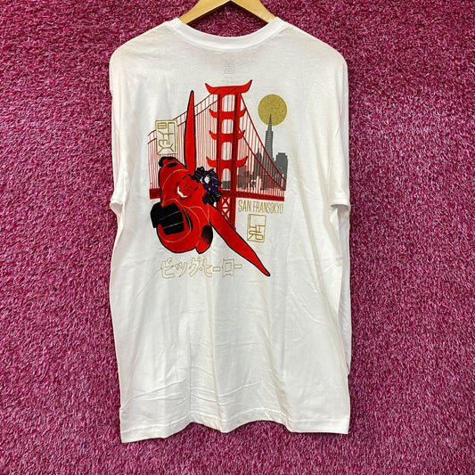 Disney Big Hero 6 Graphic Design Long Sleeve T-Shirt Large