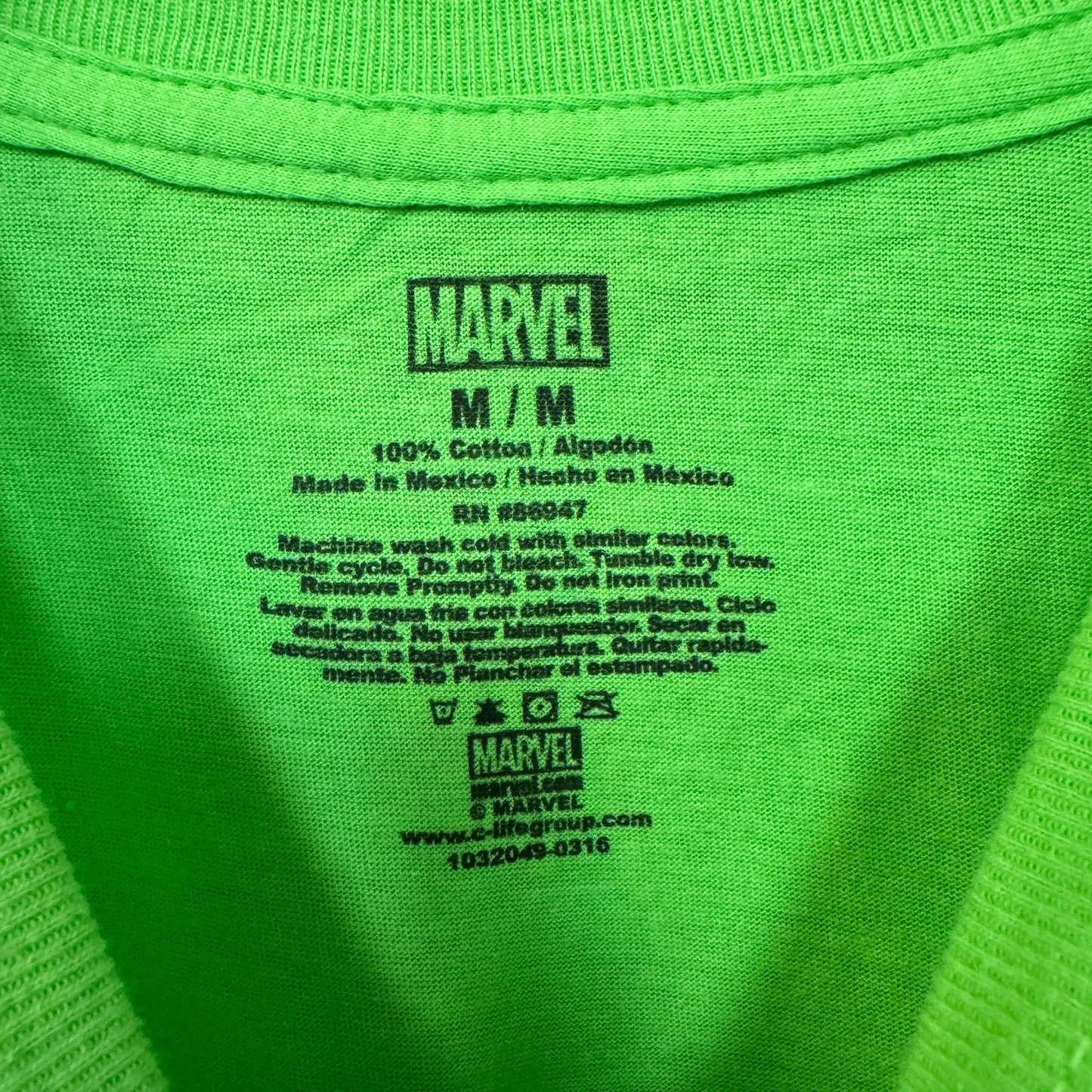 The Incredible Hulk Marvel T-shirt size medium