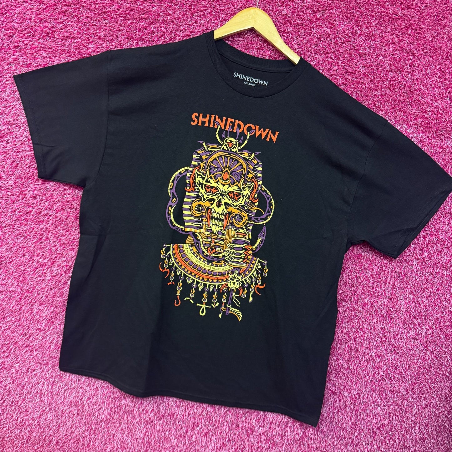 Shinedown Planet Zero Album Mummy Art Pop Rock Band Tee XXL