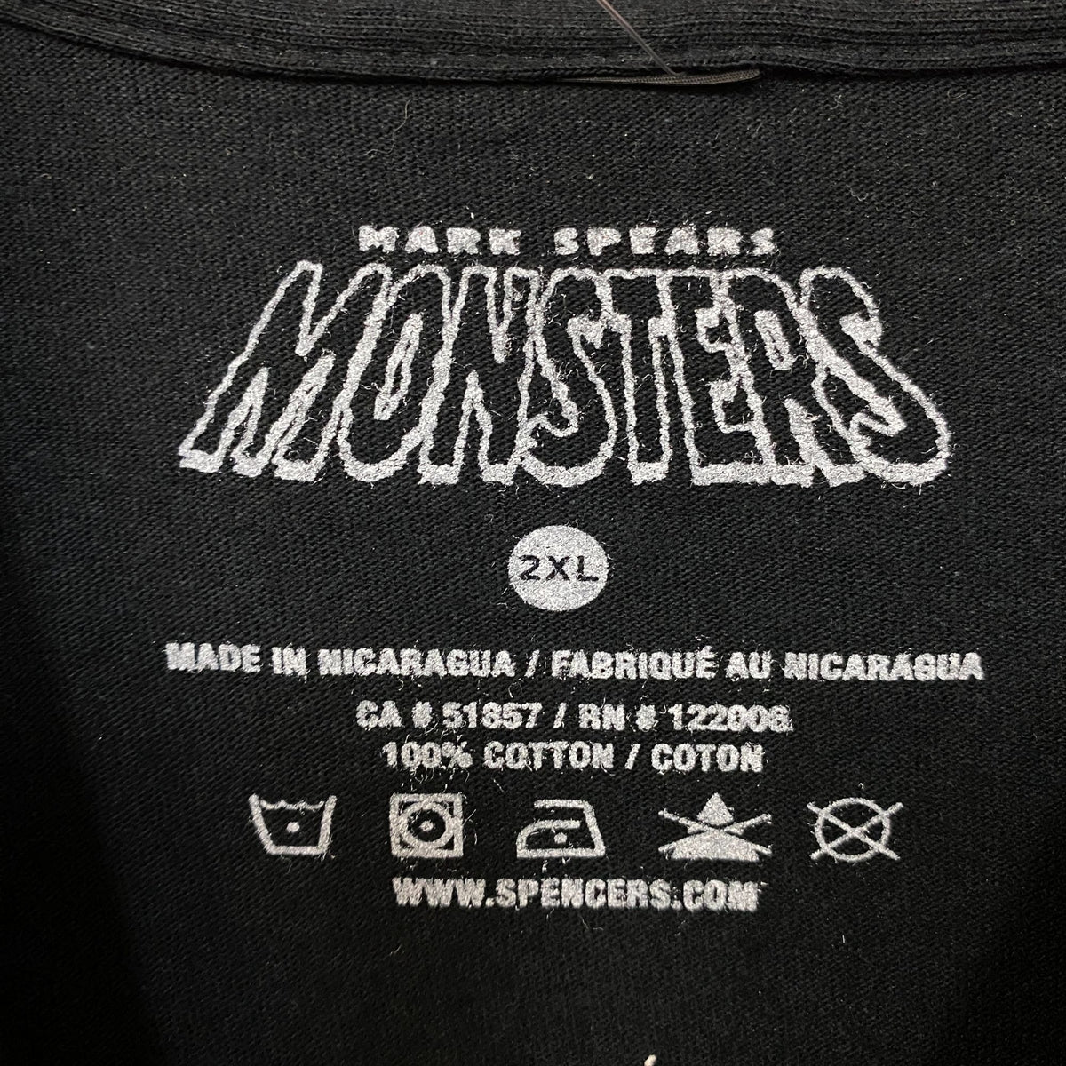 Mark Spears Monsters Last Supper Horror Graphic T-Shirt 2XL