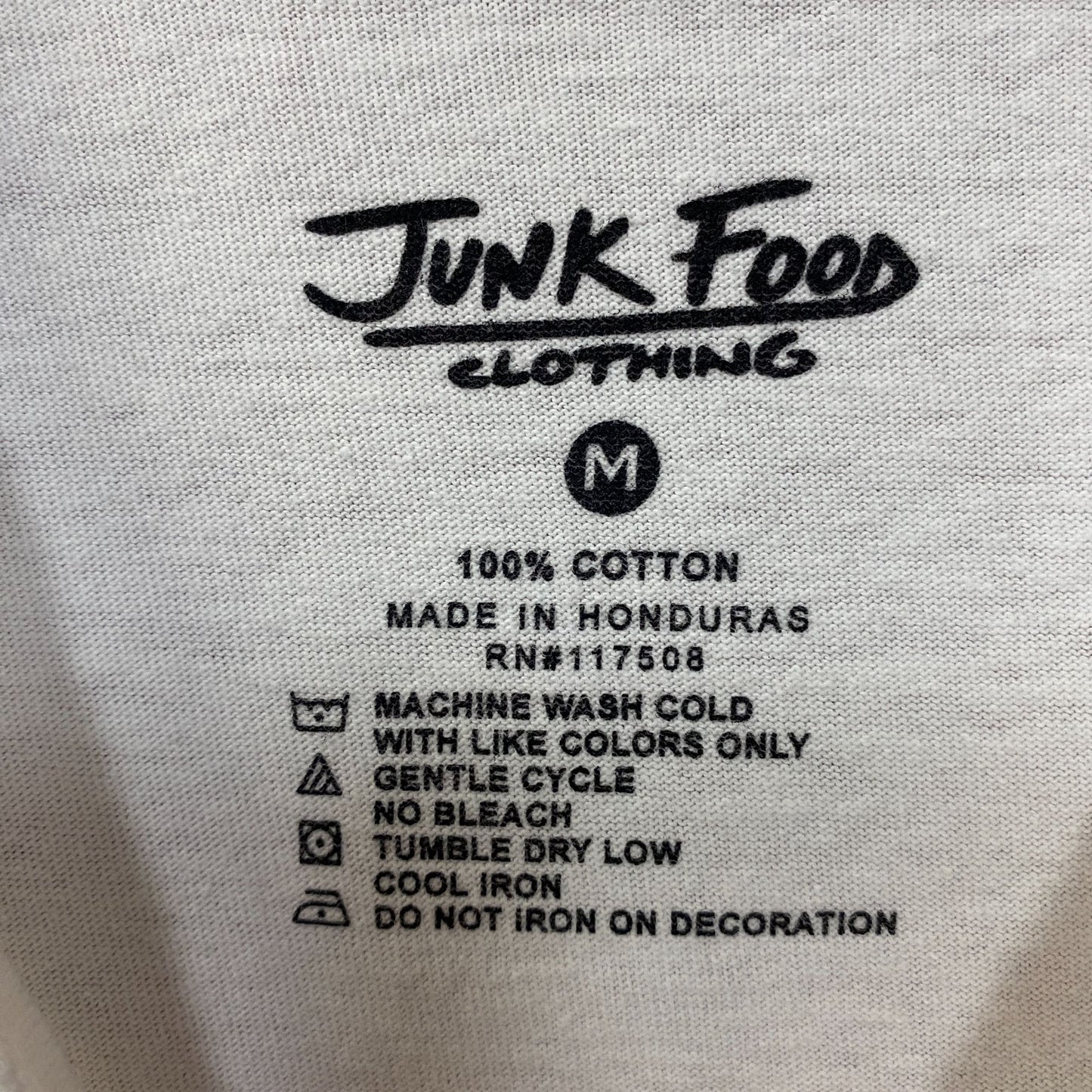 Junk Food Brand Distressed American Flag Graphic T-Shirt Medium