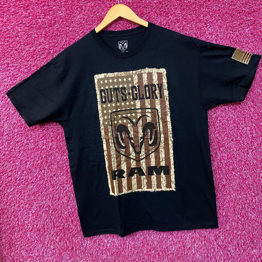 Dodge Rams Guts n Glory Classic Car Tshirt Size Large