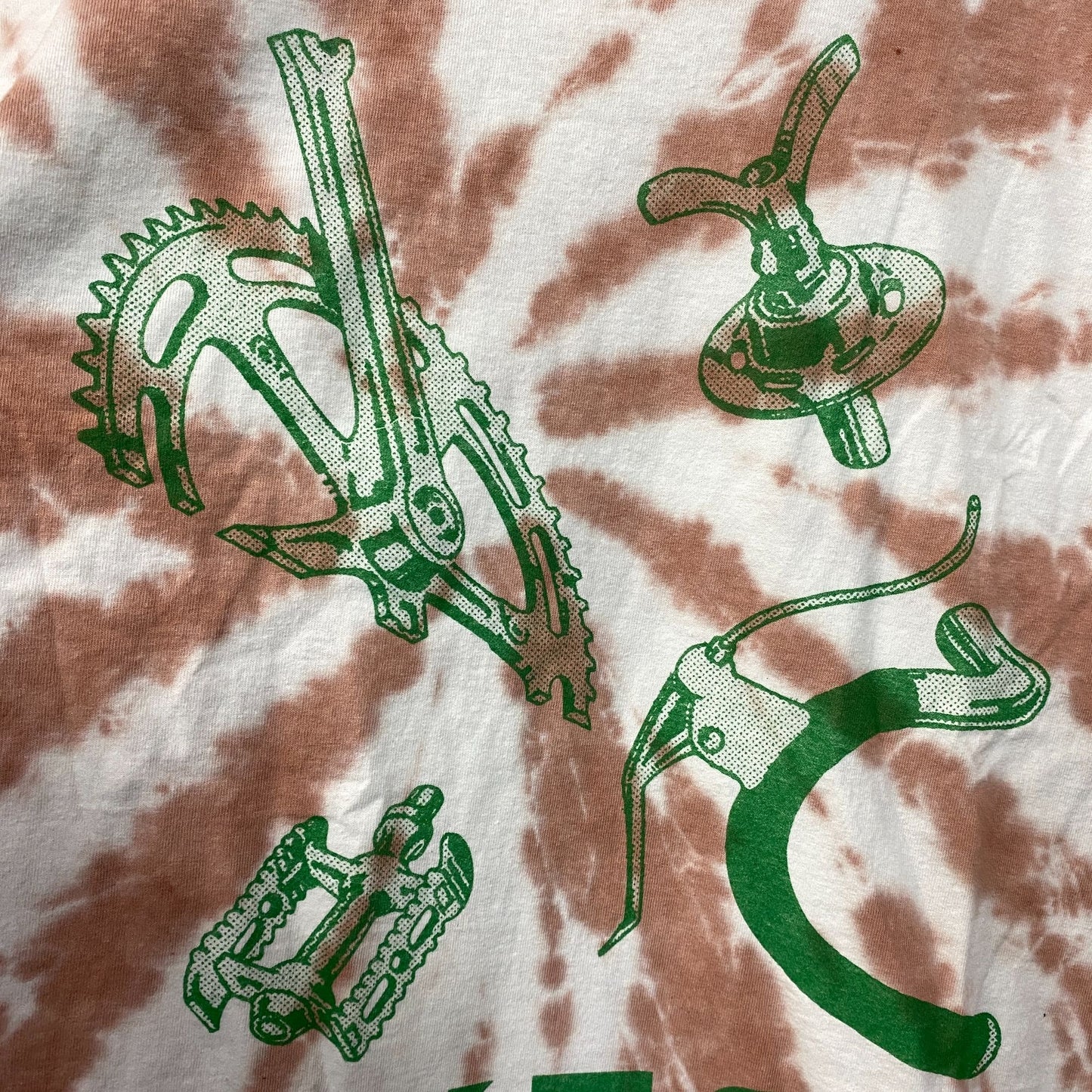 Pink Floyd at Knebworth 75 Rock Show Tie Dye T-Shirt Small