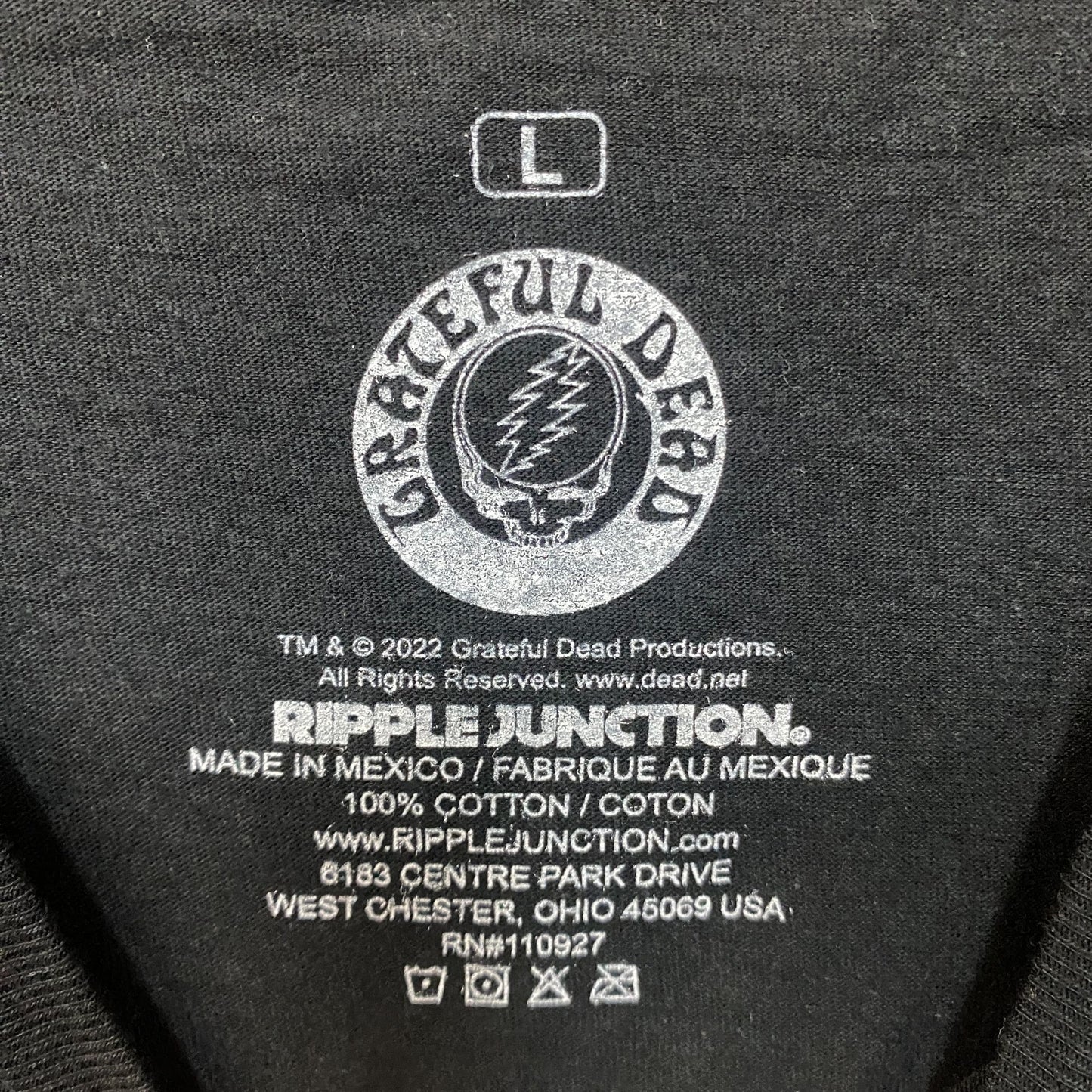 Grateful Dead New Orleans Black T-Shirt Large