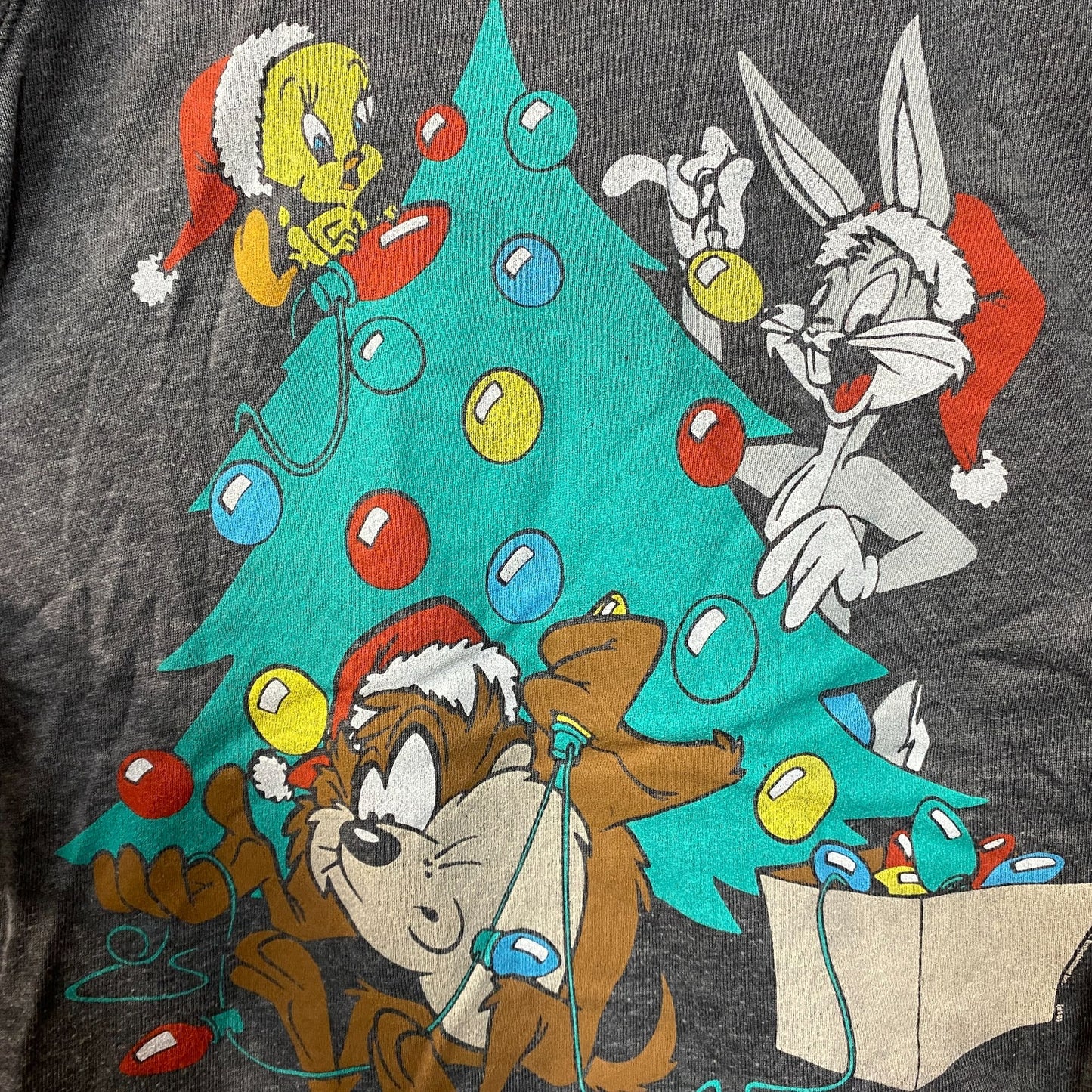 Warner Bros Looney Tunes Christmas Crewneck Sweater XS