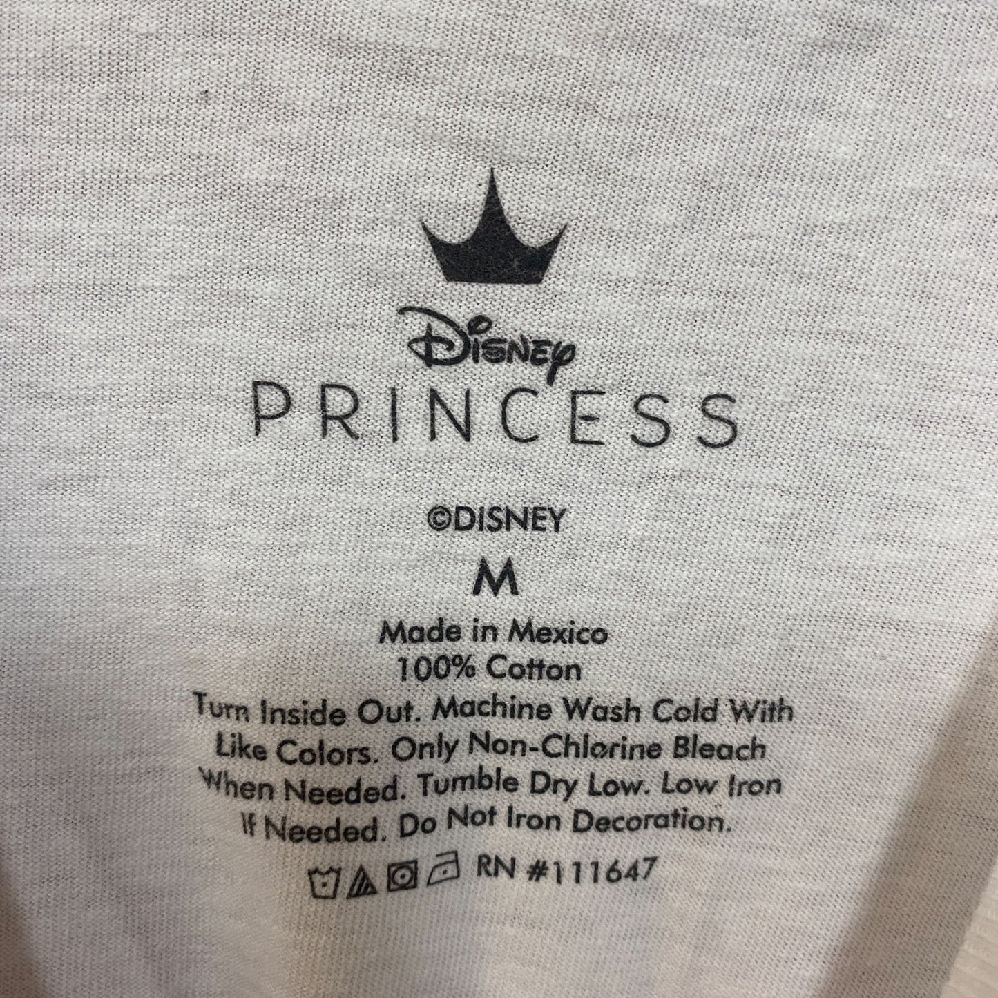 Disney Beauty and the Beast Be Our Guest Roses Long Sleeve T-Shirt Medium