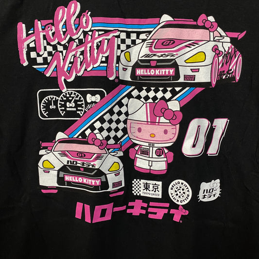 Sanrio Hello Kitty Racing Tokyo Speed Cute Graphic T-Shirt Large