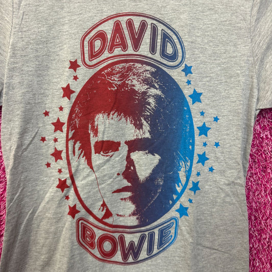 David Bowie The Man Who Sold the World Womens Rock Top M