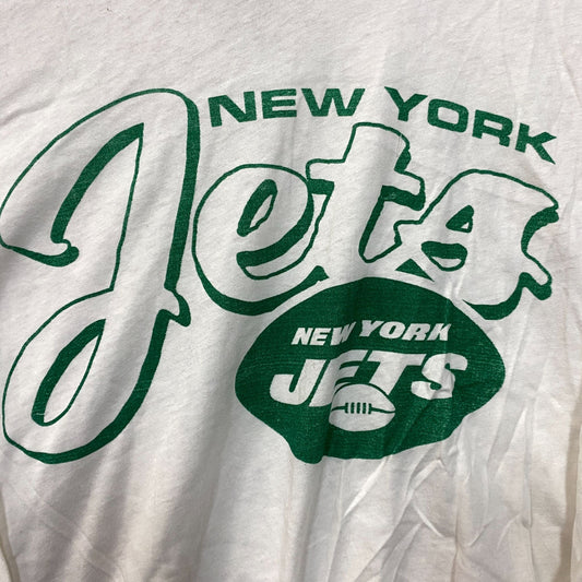 Junk Food Clothing New York Jets Long Sleeve Crop Tee Small