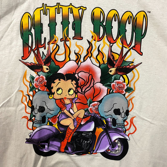 Betty Boop Motorcycle Vintage style T-Shirt Medium
