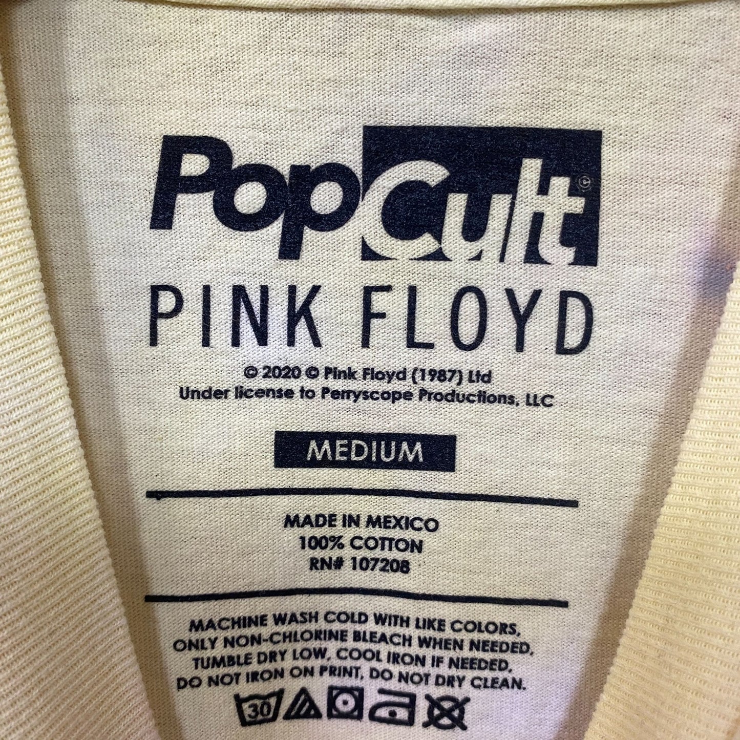 Pink Floyd The Division Bell Art Psychedelic Band Tie Dye M