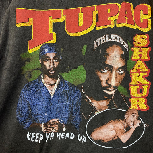 Tupac Shakur Keep Ya Head Up Collage Sleeveless T-Shirt XL