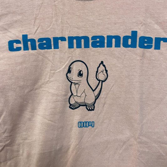 Pokemon Charmander Evolutions Graphic Design T-Shirt SM