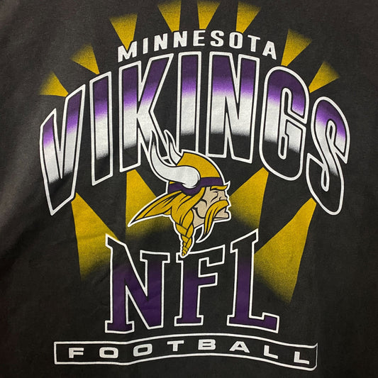 Junk Food Clothing NFL Minnesota Vikings Chrome Flea Market Tee 2XL