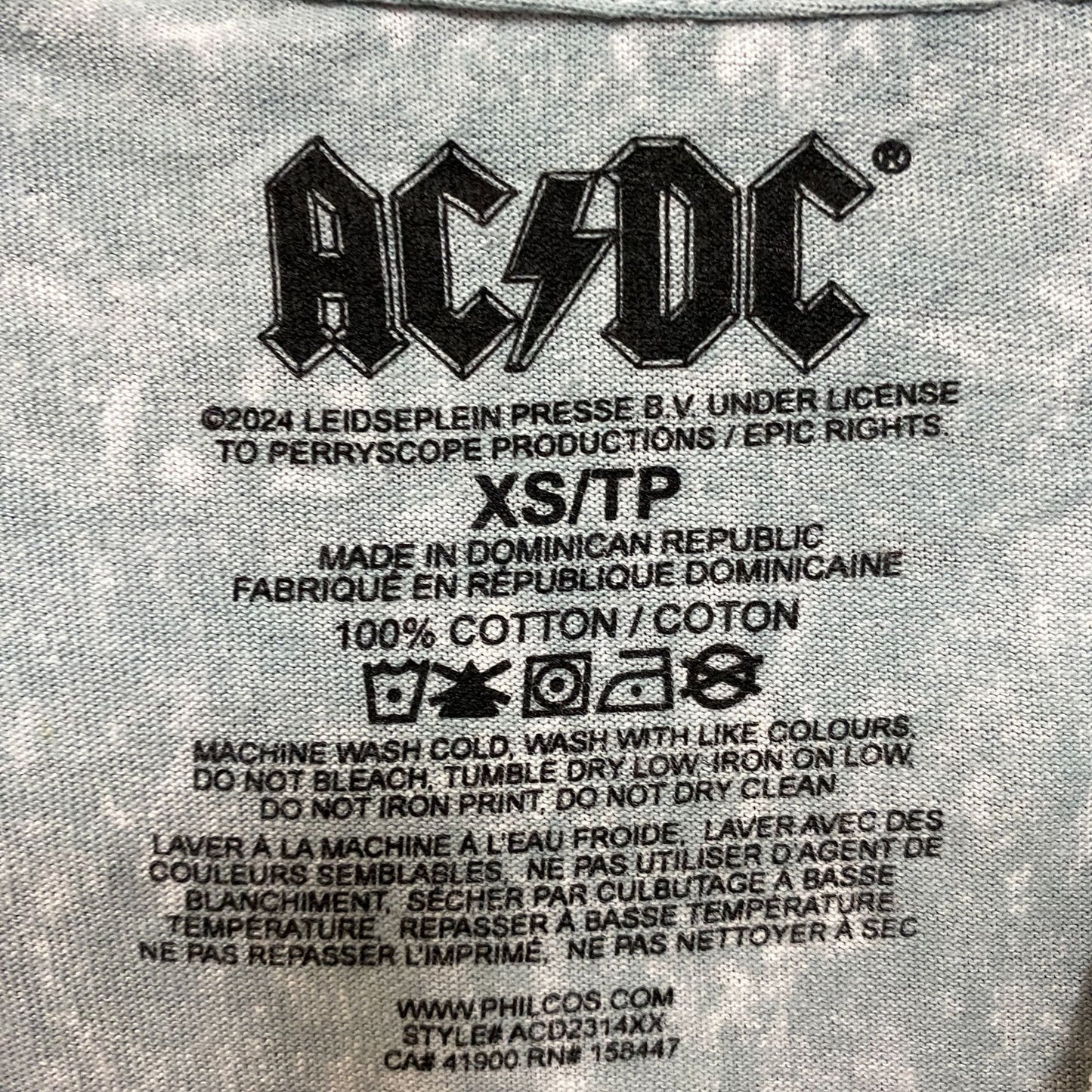 AC/DC High Voltage Rock N Roll T-Shirt Extra Small