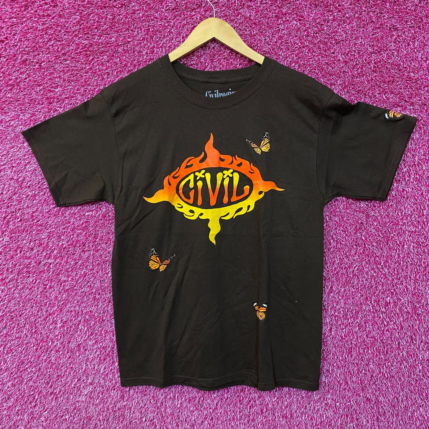 Civil Regime Butterflies Tshirt size medium