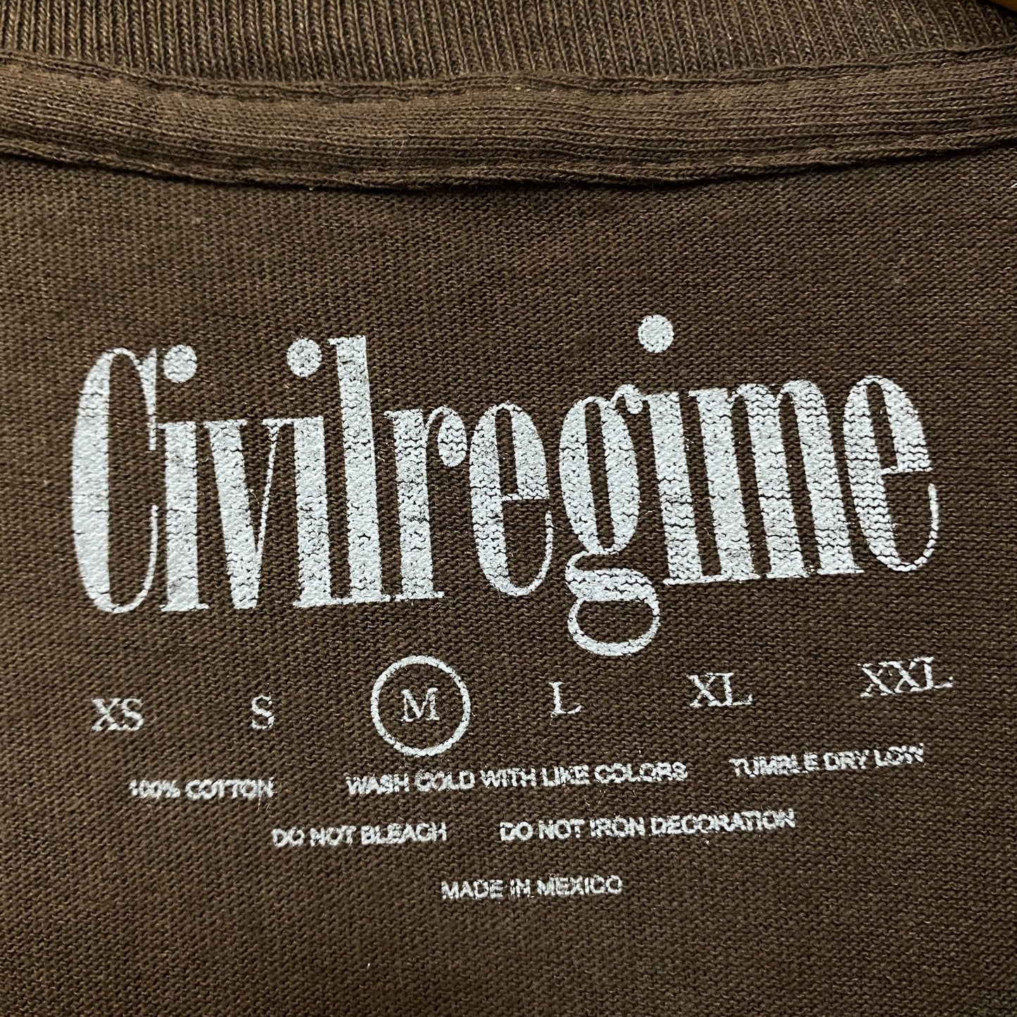 Civil Regime Butterflies Tshirt size medium
