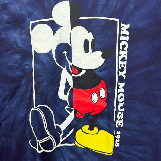 Mickey Mouse Half animated tiedye T-shirt size 2XL