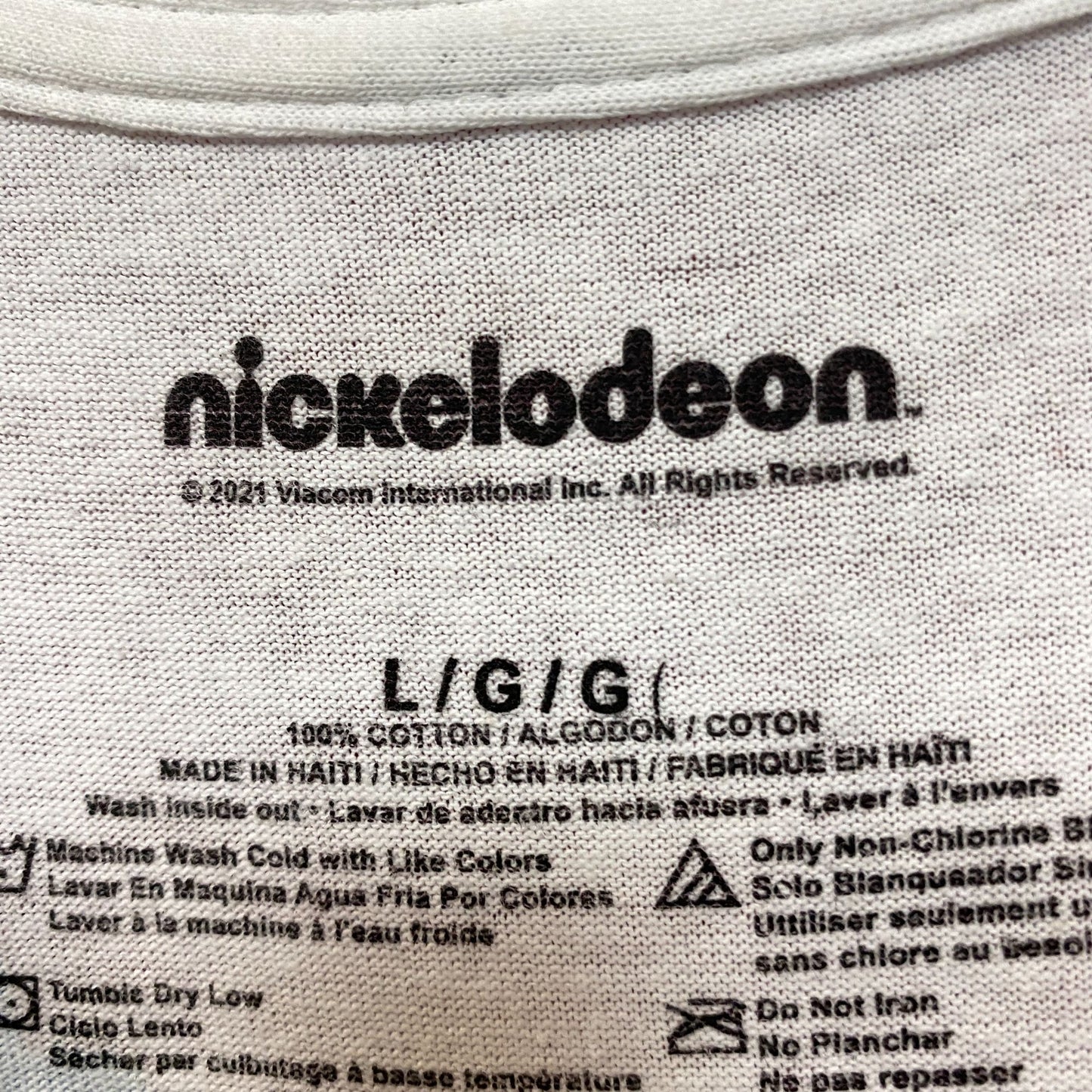 Rugrats Reptar Angelica & the Babies Nickelodeon Tee L