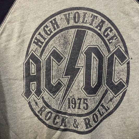 AC/DC High Voltage Logo Band Crewneck Sweatshirt size Large