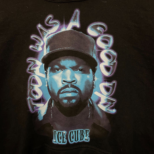 Ice Cube Today Was A Good Day Neon West Coast Rap Hoodie L