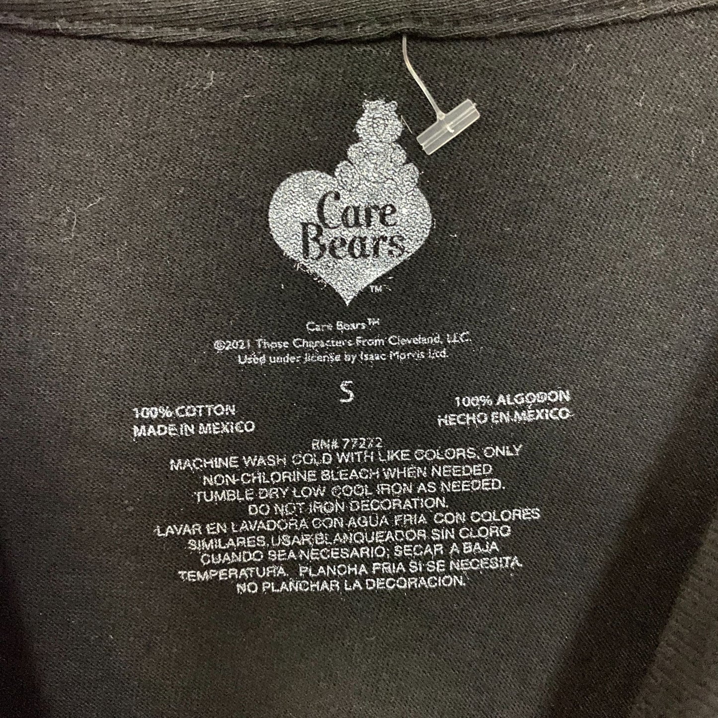 Care Bears Cheer Bear & Share Bear Rainbow & Stars T-Shirt Small